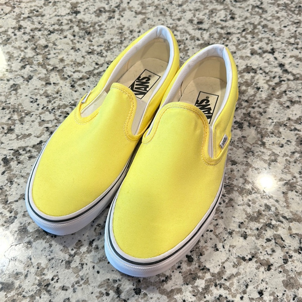 Neon Yellow Vans Neverworn